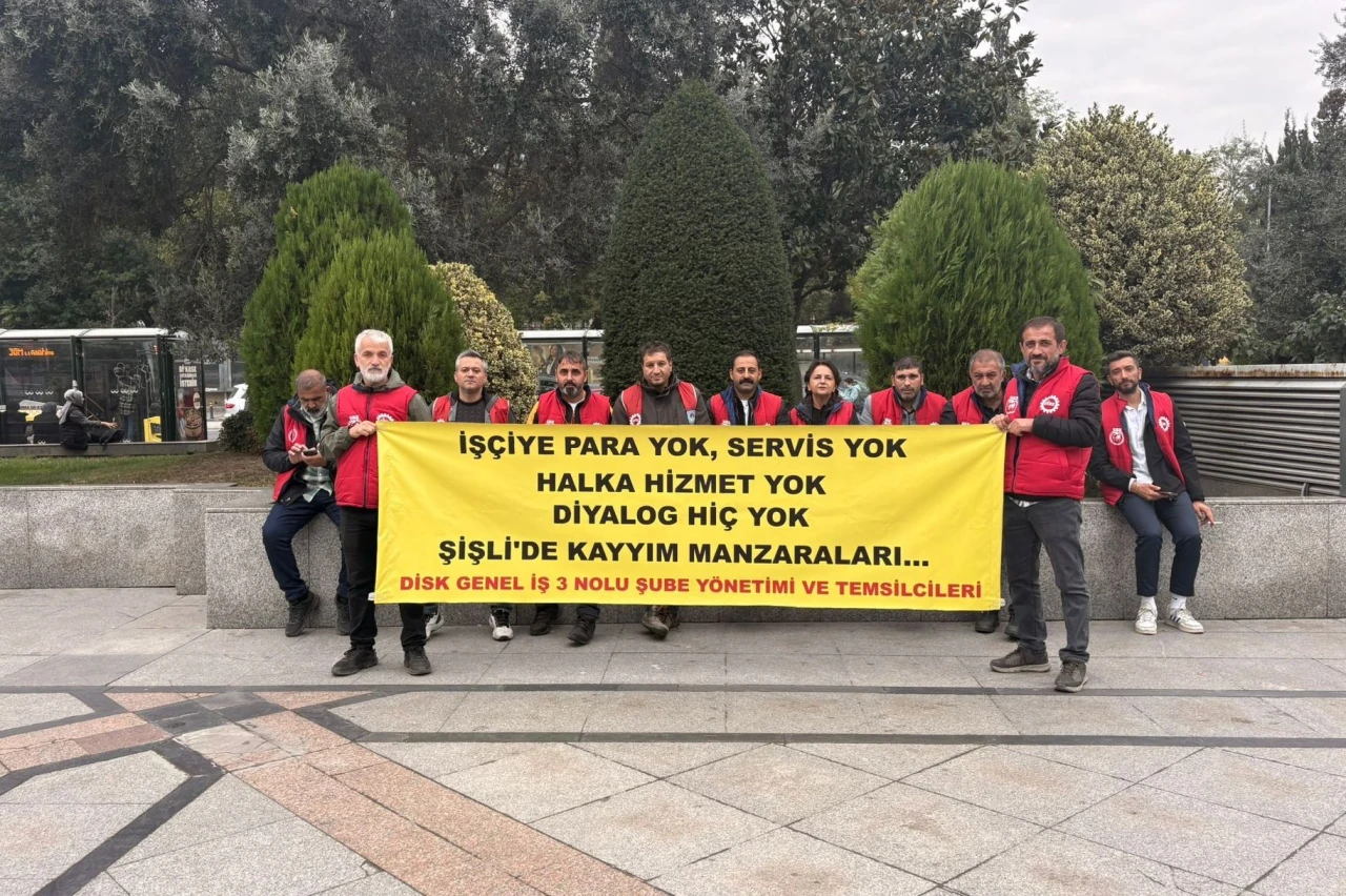 Şişli Belediyesi işçileri isyan noktasına geldi!