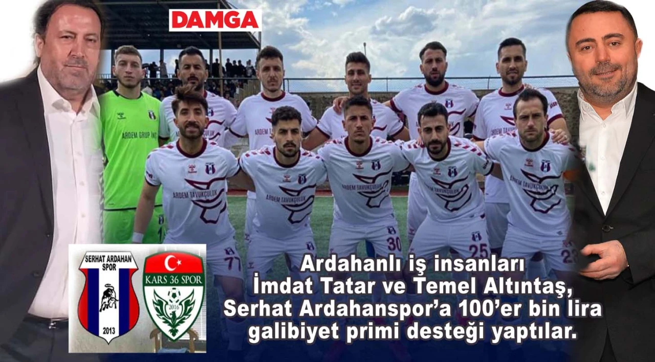 Serhat Ardahanspor’un sırtı yere gelmez!