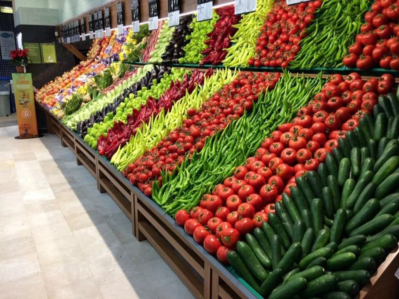 Sebze meyve fiyatları arttı!