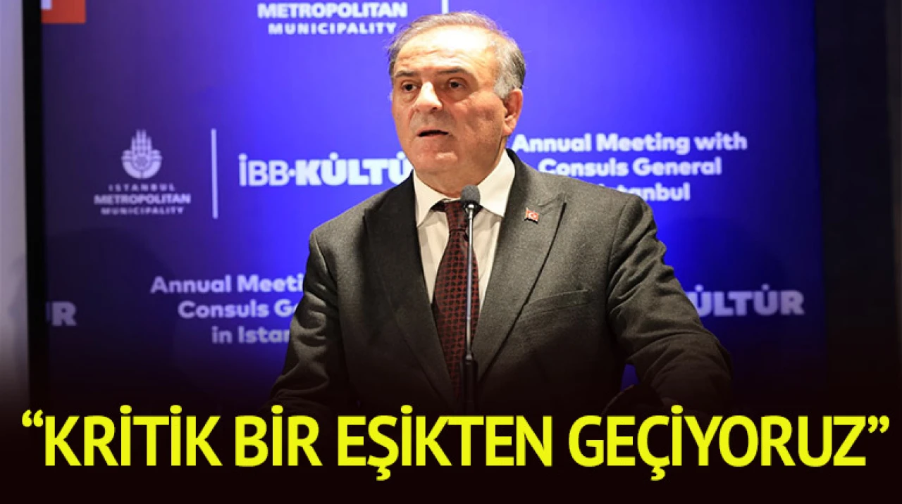 İBB Başkanvekili Nuri Aslan, İstanbul’da görev yapan başkonsoloslarla bir araya geldi