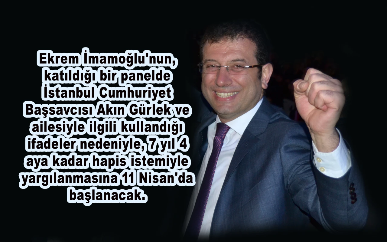 İmamoğlu 11 Nisan'da hakim karşısında!