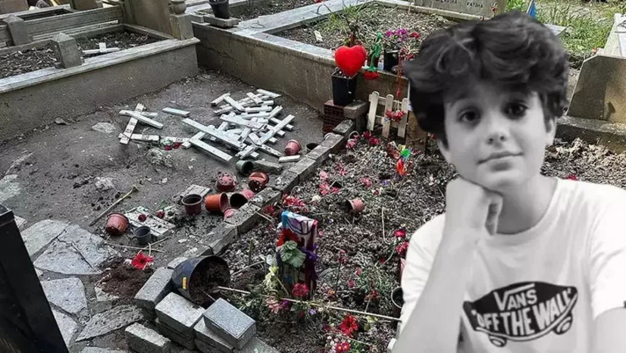 Mezara güvenlik kameralı önlem
