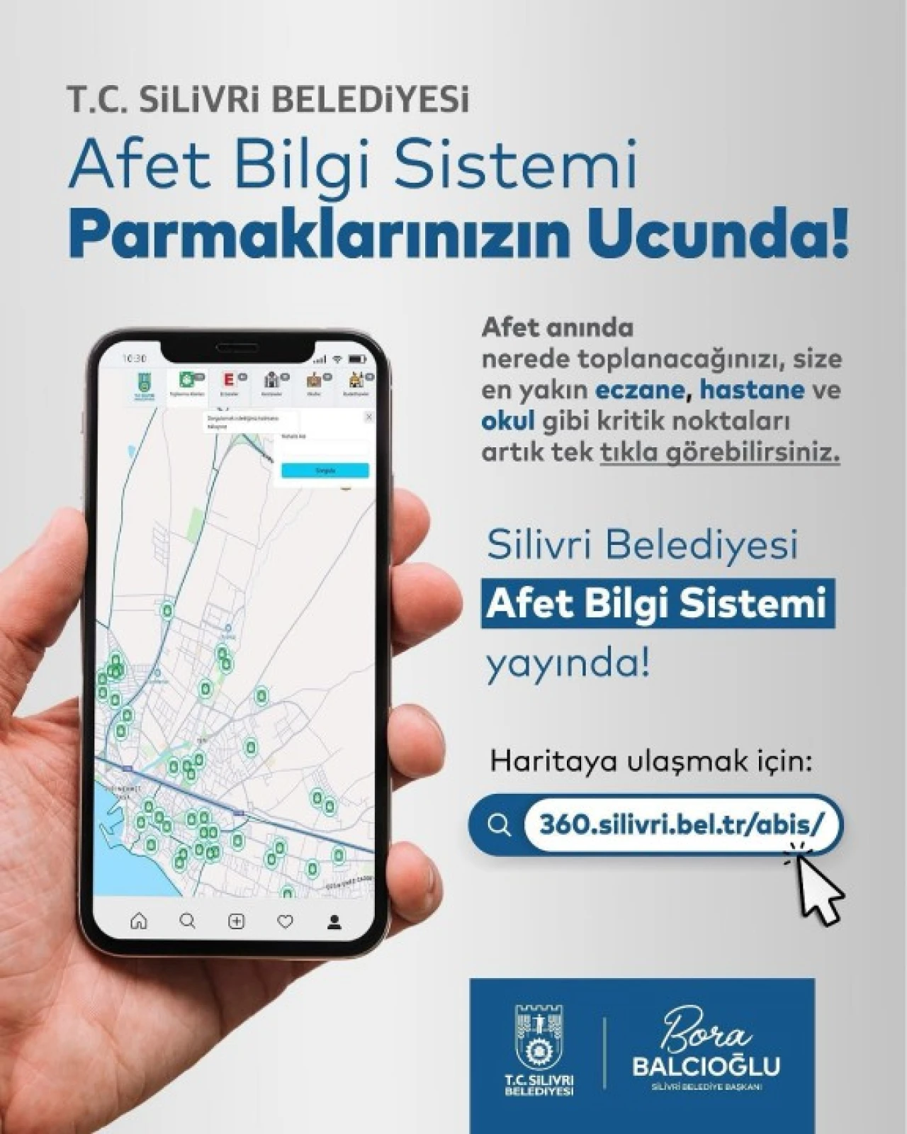 Silivri Belediyesi Afet Bilgi Sistemi artık parmaklarınızın ucunda!