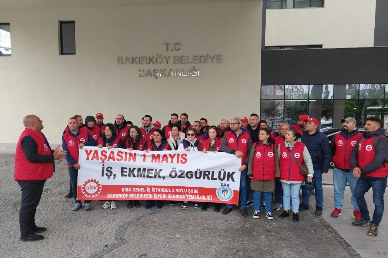 Bakırköy'de 1 Mayıs kutlaması
