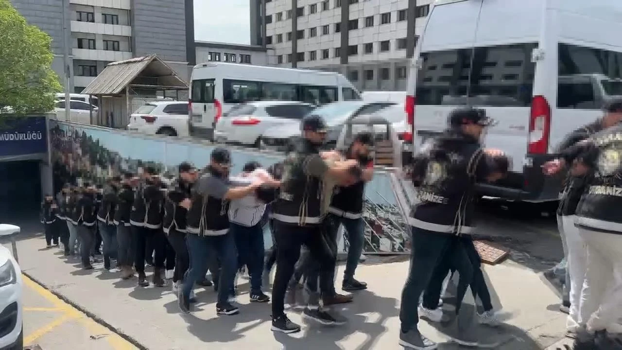 Suç örgütlerine operasyon: 16 gözaltı
