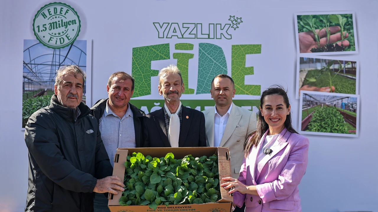 Beykoz'da çiftçiler için fide desteği