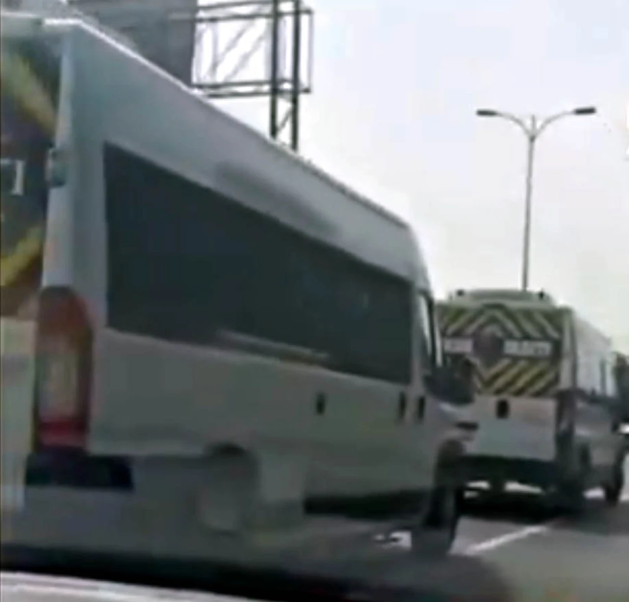 O servis şoförlerinin belgeleri iptal edildi