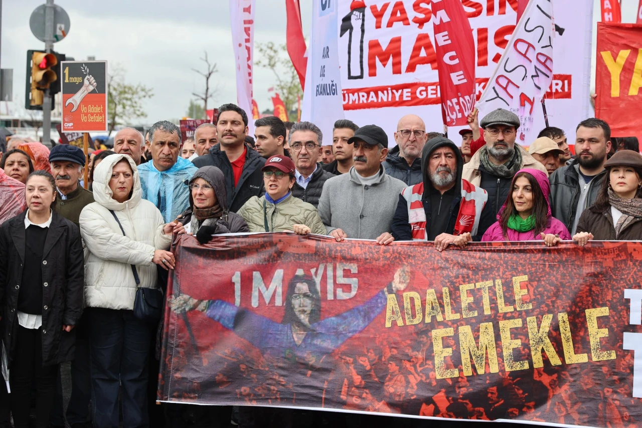 1 Mayıs İşçi Bayramı Kadıköy'de kutlandı