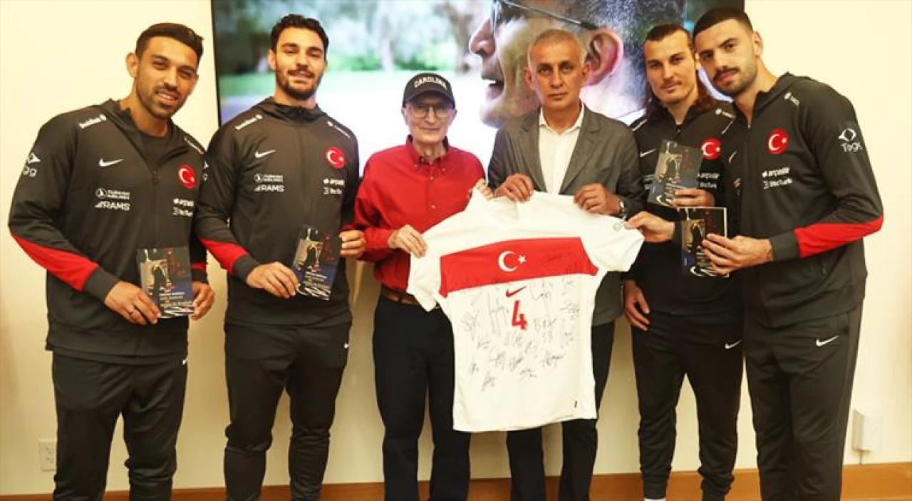 Milliler Sancar'ı ziyaret etti