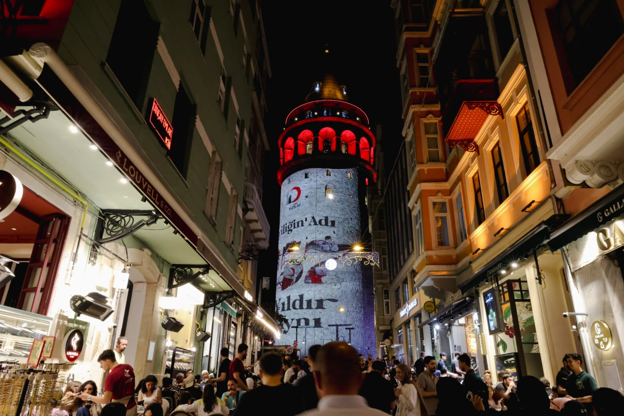 Her taraf kıpkırmızı!