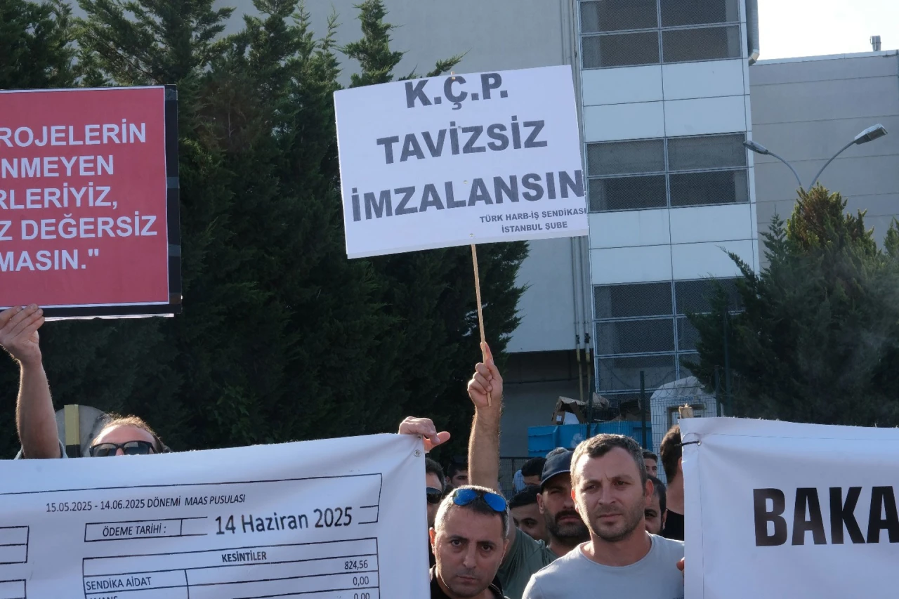 İşçinin sabrı tükendi
