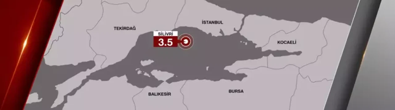 İstanbul'da hissedilen bir deprem meydana geldi