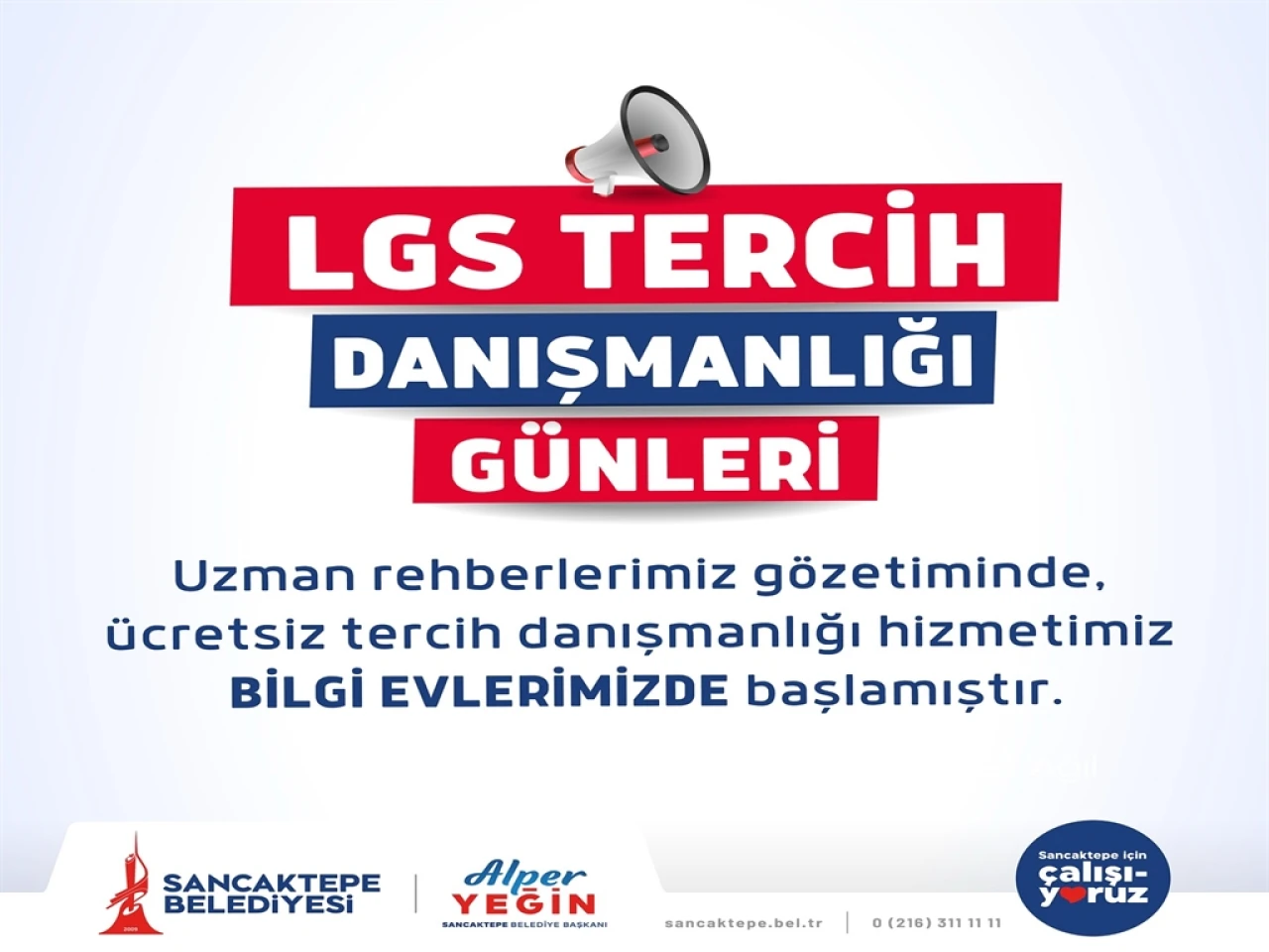 Sancaktepe Belediyesi öğrencilere ücretsiz tercih danışmanlığı sunuyor