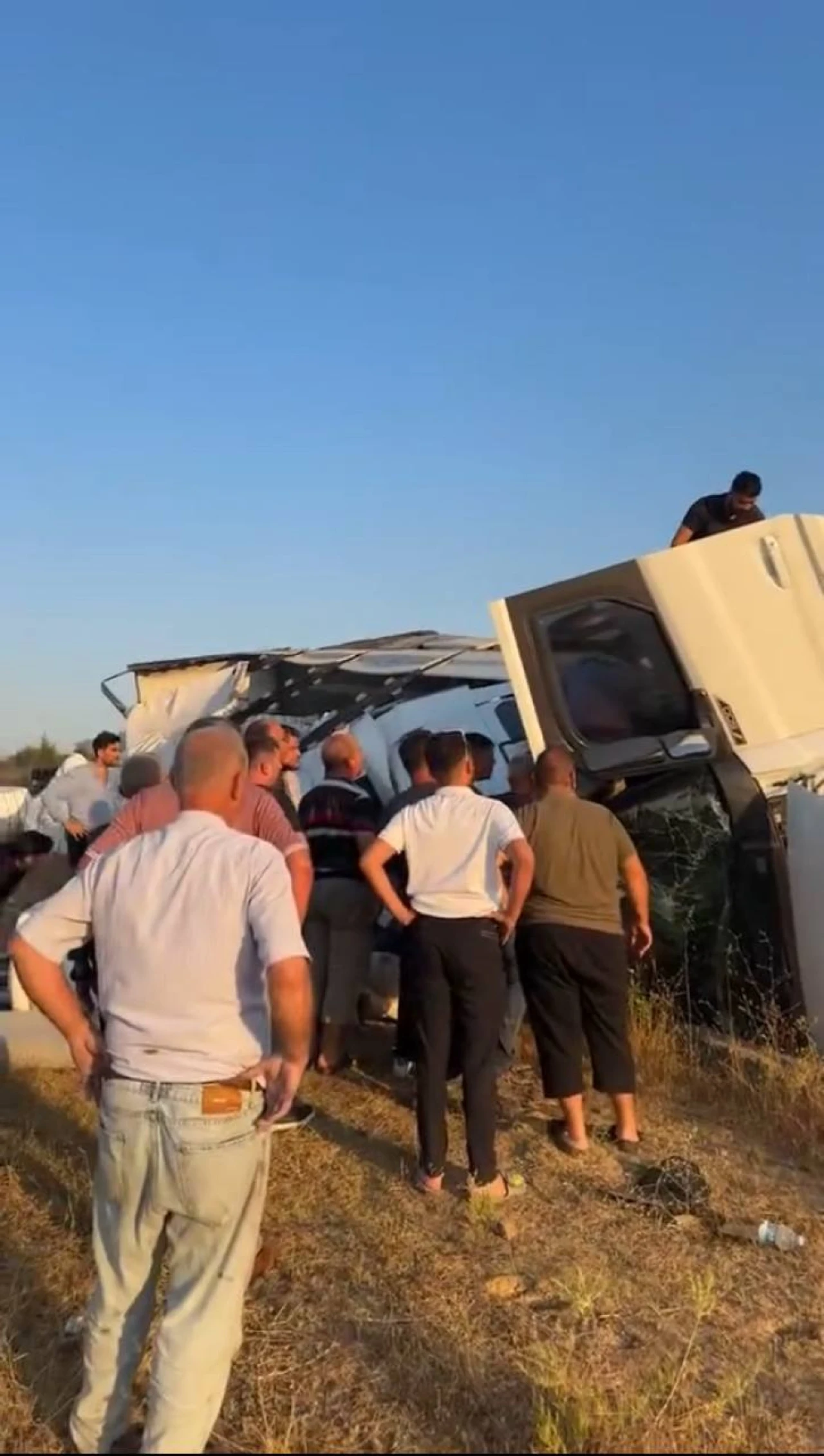 Kuzey Marmara otoyolu'nda tır kazası