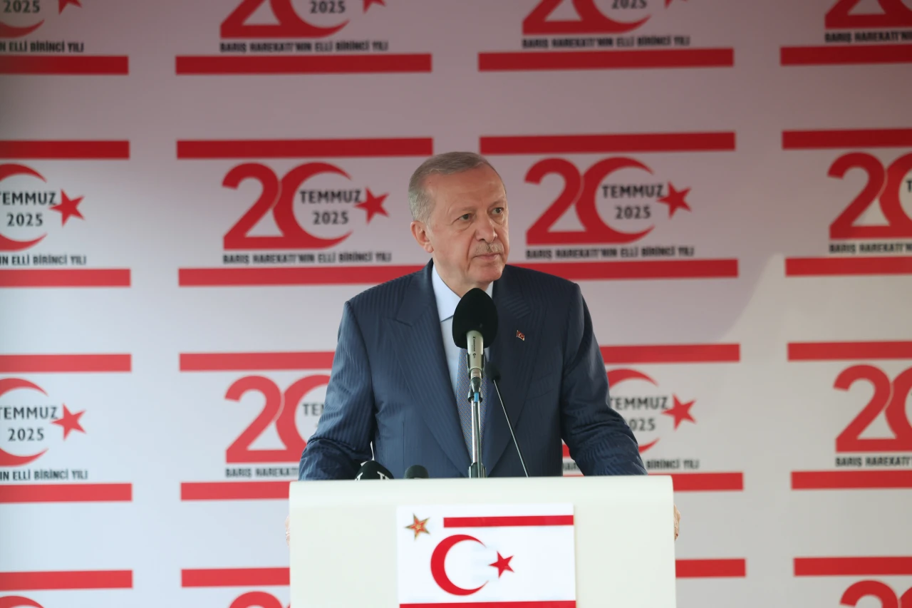 Erdoğan: "KKTC, Ada'da hakimiyetimizi temsil ediyor"