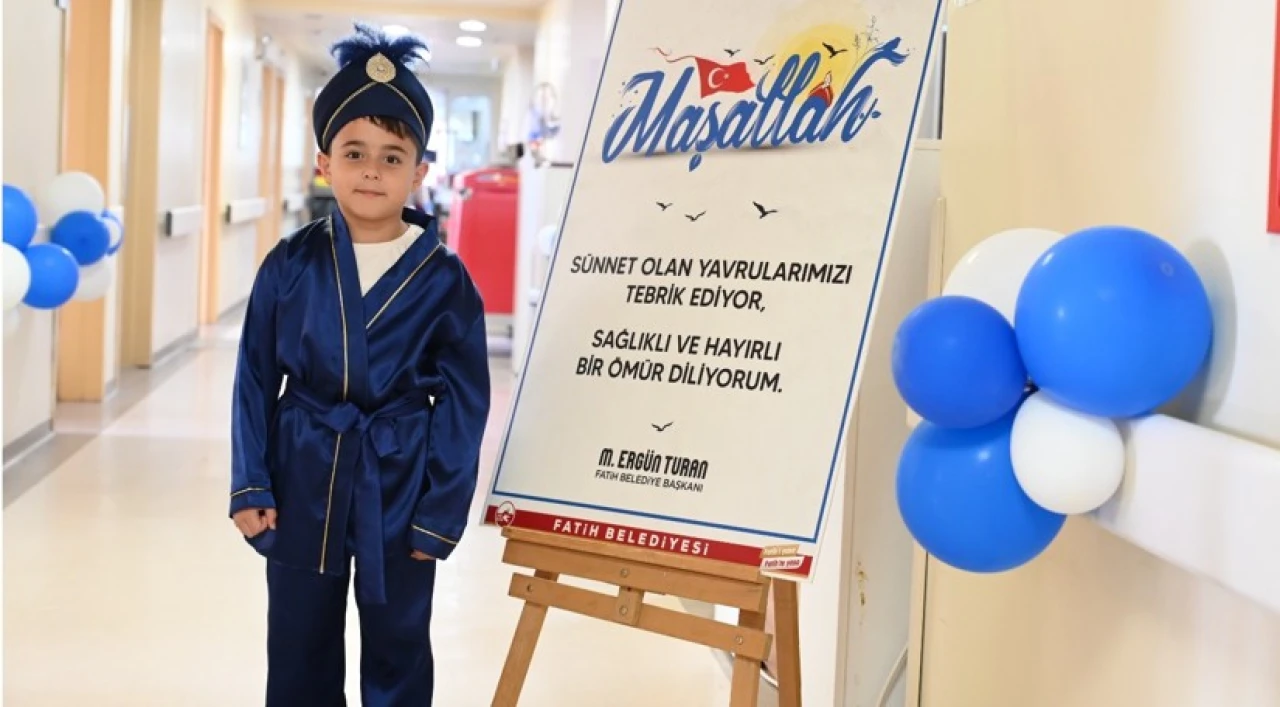 Fatih Belediyesi, çocuklara ücretsiz sünnet hizmeti sunarak ailelerin yükünü hafifletiyor
