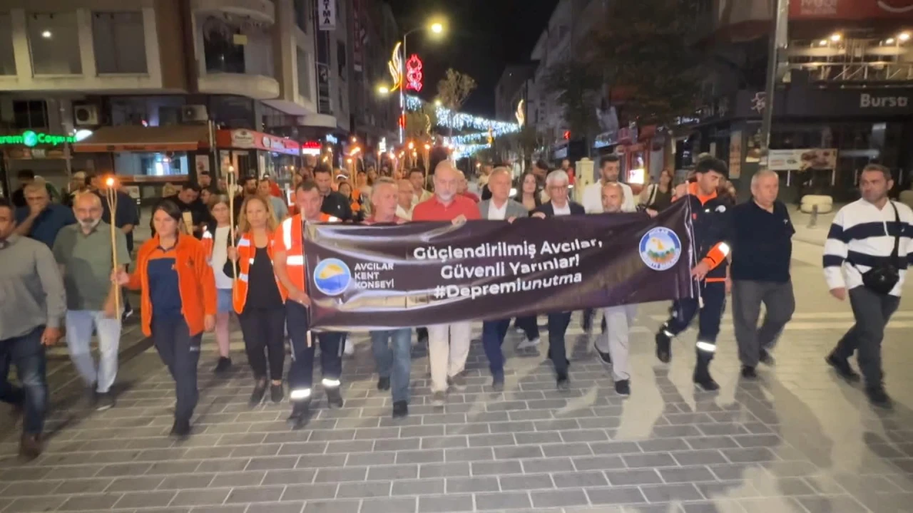 Avcılar'da 17 Ağustos anması