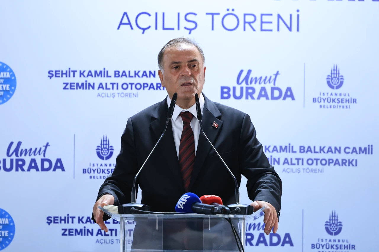Bayrampaşa Şehit Kamil Balkan Camii Zeminaltı Otoparkı Hizmete Açıldı