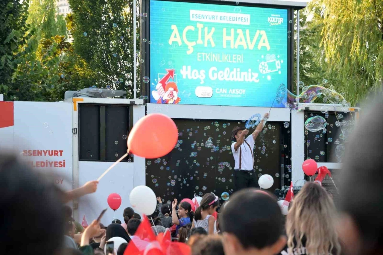 Esenyurt'ta açık hava etkinliklerine yoğun ilgi