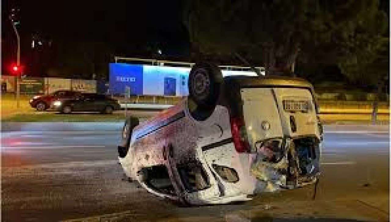 Kaza yaptı, aracını bırakıp kaçtı