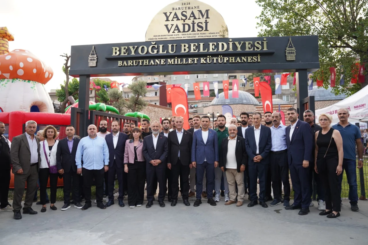 Baruthane yaşam vadisi Beyoğlu'nda hizmete açıldı