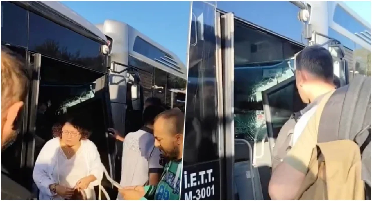 Metrobüsler birbirine girdi: 2 yaralı