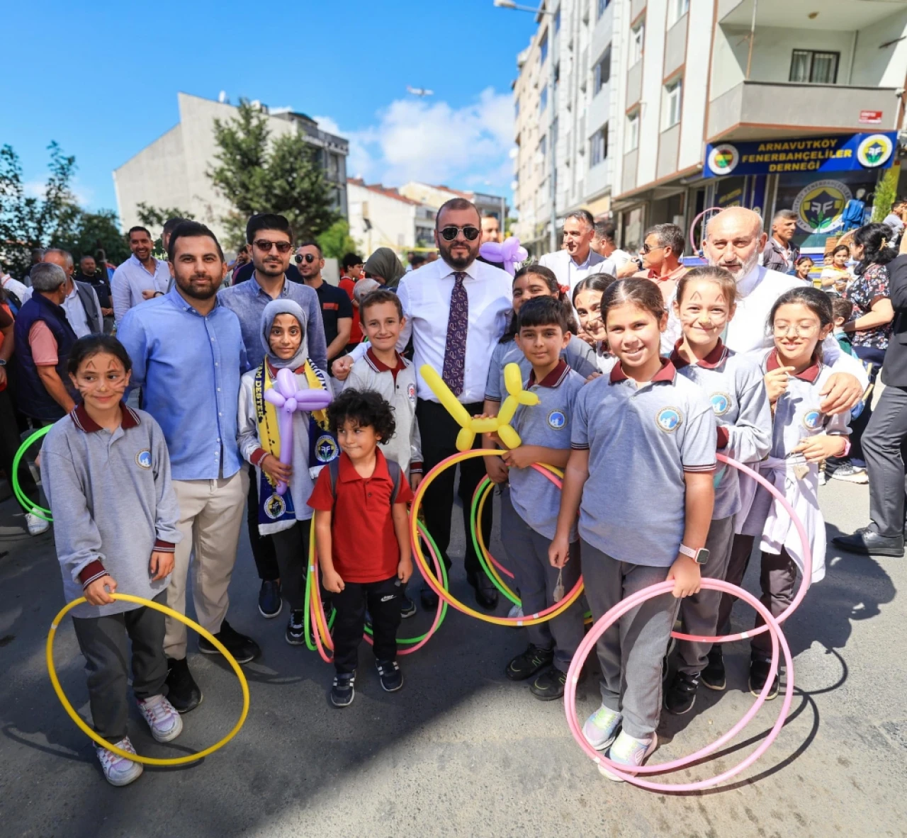 Arnavutköy'de gençler Avrupa Hareketlilik Haftası'nda spor yaptı
