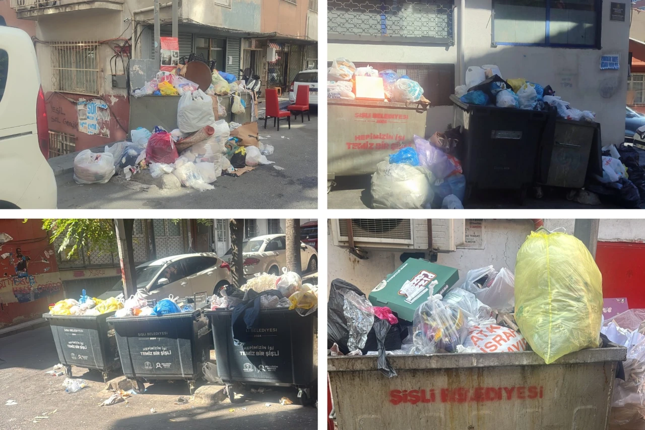İşçiler 'Şişli'deki çöpün sorumlusu kayyumdur' dedi