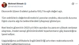 Bakan Şimşek: Ekonomik güven endeksi şubatta 100,7 ile eşik değeri aştı