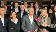 CHP Lideri Öze Çağlayan Adliyesi önünde açıklama yaptı