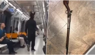 Metroda yolcuları korkutan çocuk gözaltına alındı!