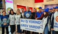 Şişli'de saat işçileri greve çıktı