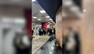 Metroda ıslanmamak için kaçıştılar