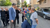 Başkan Yüksel mağdur aileyi yalnız bırakmadı