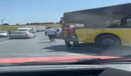 Arnavutköy'de İETT otobüsü ile otomobil çarpıştı
