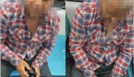 Metro sapığı yakalanınca kendi telefonunu kırdı