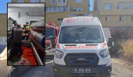 İşçinin eli makinede kaldı!