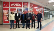 CHP Başakşehir İlçe Başkanı Beyzade Kayabaşı ve yönetimi, Damga Gazetesi’ni ziyaret etti