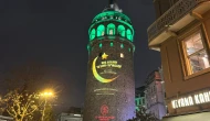 İstanbul mahyalarla aydınlandı: Galata'da görsel şölen
