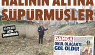 Halının altına süpürmüşler