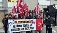 Repkon önünde eylem yaptılar!