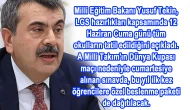Milli Eğitim Bakanı Yusuf Tekin açıkladı: Cuma günü okullar tatil edildi!