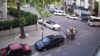 Esenyurt'ta at arabası kazaya karıştı