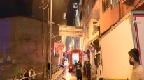 Beyoğlu'nda korkutan olay: Yangında tüp patladı