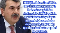 Milli Eğitim Bakanı Yusuf Tekin açıkladı: Cuma günü okullar tatil edildi!