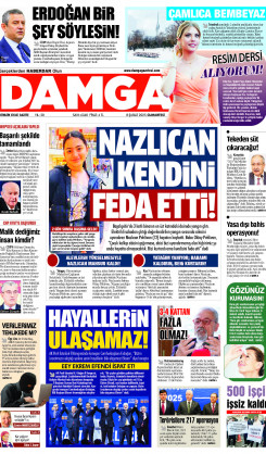 DAMGA 8 Şubat 2025 Cumartesi Sayfaları
