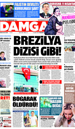 DAMGA 13 Şubat 2025 Perşembe Sayfaları