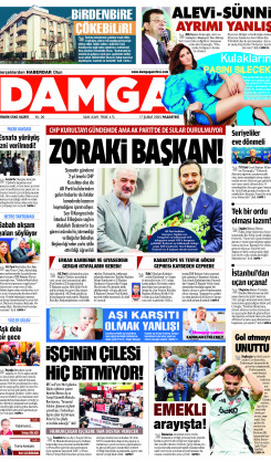 DAMGA 17 Şubat 2025 Pazartesi Sayfaları
