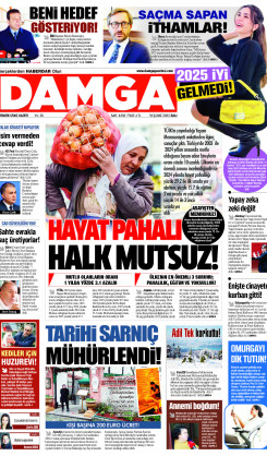 DAMGA 18 Şubat 2025 Salı Sayfaları