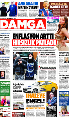 DAMGA 19 Şubat 2025 Çarşamba Sayfaları